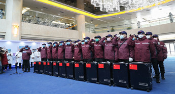 Jilin medical workers roll out in emergency team