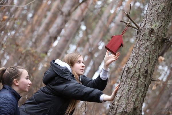 University students safeguard birds in Changchun