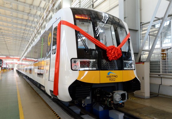 Changchun-made train delivered to Chengdu Metro