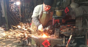 Inside the workshop of Jilin province's 'last blacksmith by the fire'