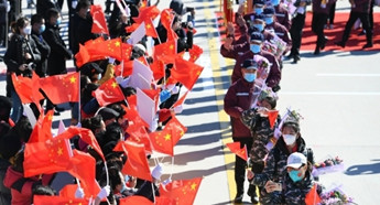 More Jilin medical workers return from Wuhan