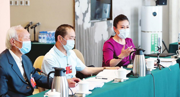 Jilin deputies participate in discussions