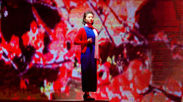 Artistic performance staged in celebration of CPC's foundation