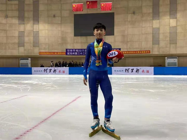 Young speed skater dreams of Olympic glory