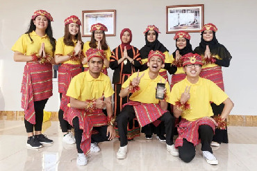 Indonesian students thank Jilin uni