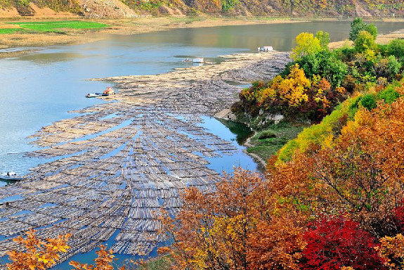 In Jilin province, autumn scenery dazzles