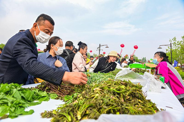 Wild vegetable cultural tourism festival opens in Jilin 